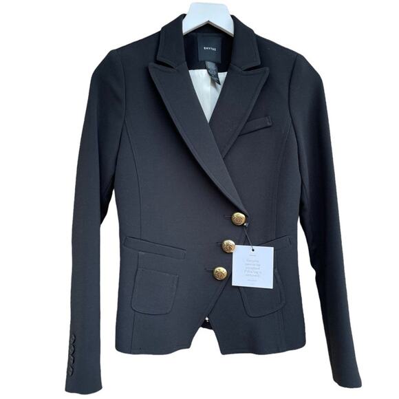 Smythe Wrap Blazer Black - Picture 8 of 11